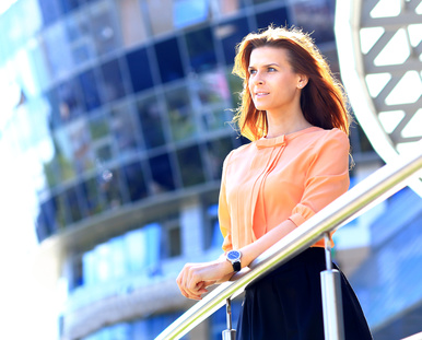 Modern business woman in the office